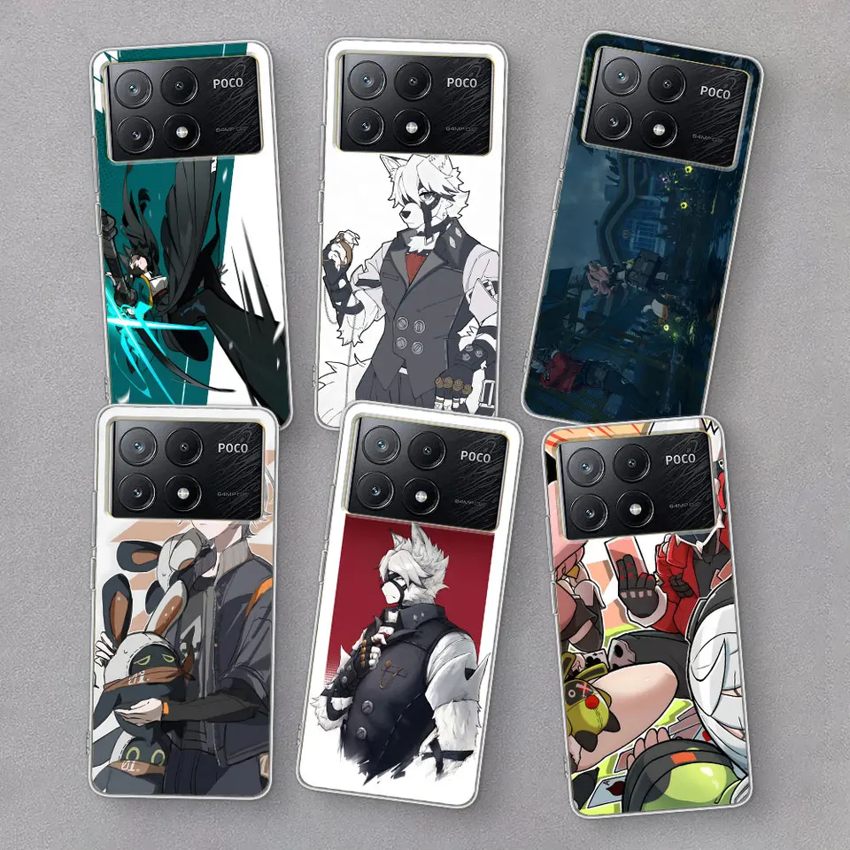 Game Zenless zóna nula zzz puzdro pre Xiaomi POCO x5 x6 x3 f5 m5s f4 gt x4 nfc POPOPHONE F1 F3 M3 F2 M4 PRO M5 TPU TPU
