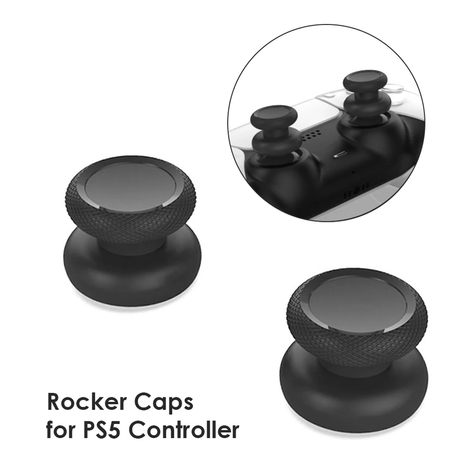 Gamepad Hand Grip Extenders Caps pre Sony PS 5 PS5 Ovládač palca tlačidlo Joystick Extender Cover 1 párový prístup