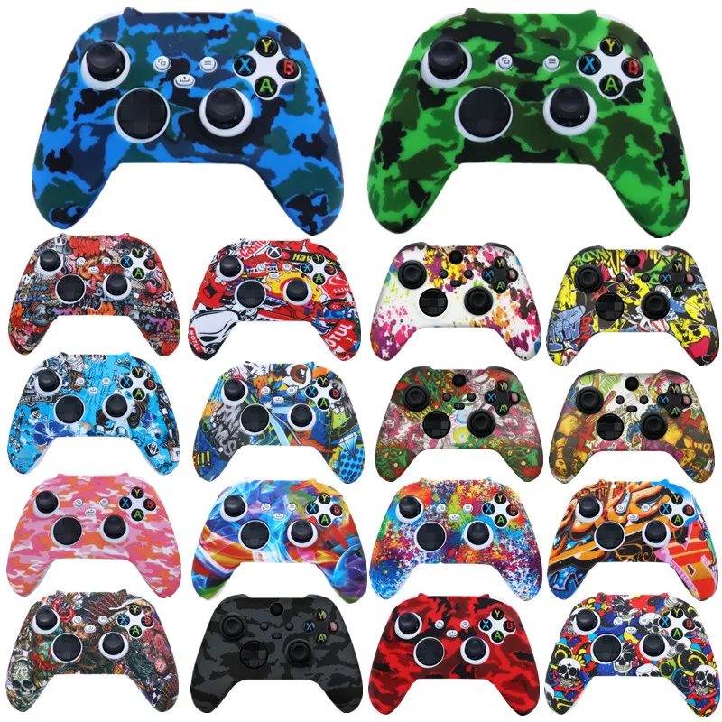 Gamepad prípady mäkké silikónové kryt