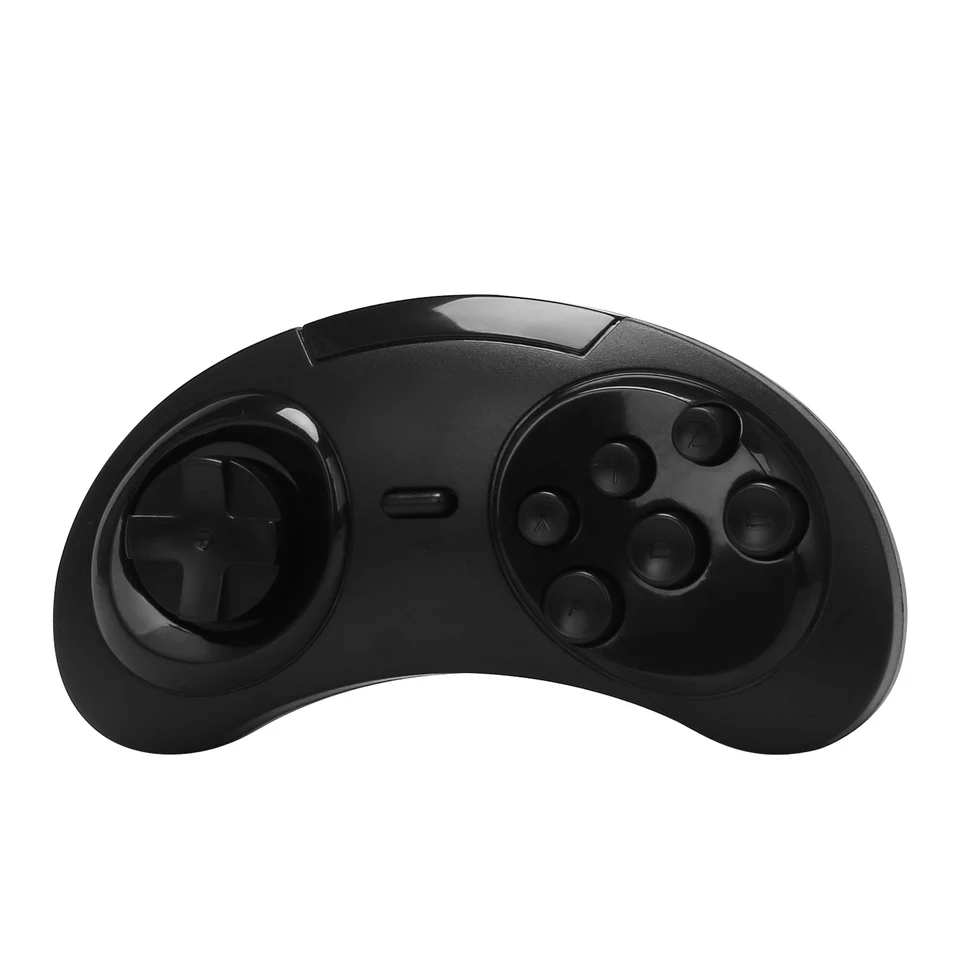 Gamepad Wired 6-Key USB Game Controller JoyPad pre Sega Genesis / MD PC / 2 Y1301 / Mac Mega Drive Black Plastic Plastic