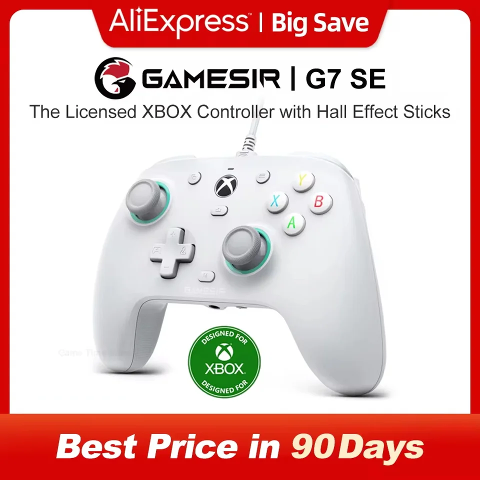 Gamesir G7 SE Xbox Wired Controller Gamepad s halovým efektom joysticku a spúšťače pre Xbox Series X, Xbox Series S, Xbox One