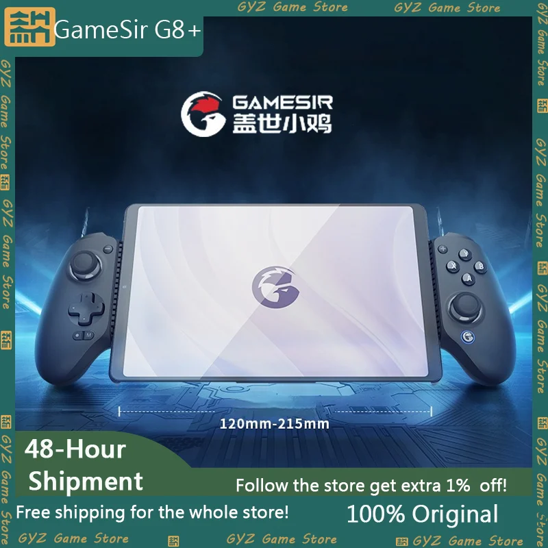 Gamesir G8 Plus Bluetooth GamePad Mobile Controller s halovým efektom Joystick for NS PC PC Android Phone Cloud Gaming Custom Darčeky