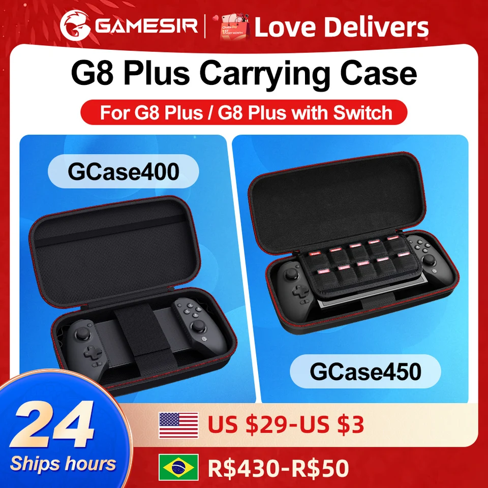 Gamesir G8 Plus prepravovanie puzdra G8 Galileo Controller Bag pre X3 Pro X2 Pro X2S Type-C X4 Aileron X2S Bluetooth Gamepads Box
