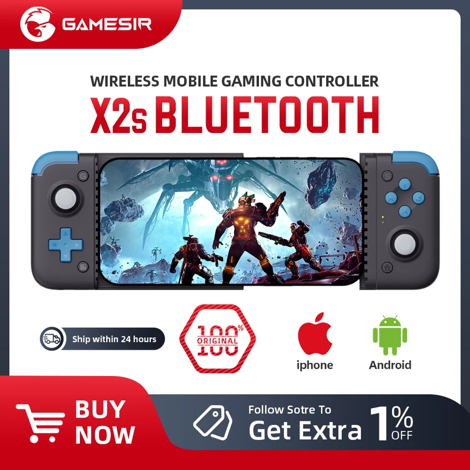 Gamesir X2S Mobile GamePad Android Telefónny ovládač hry pre Cloud Gaming Xbox Game Pass Stadia Xcloud Hall Effect Joystick