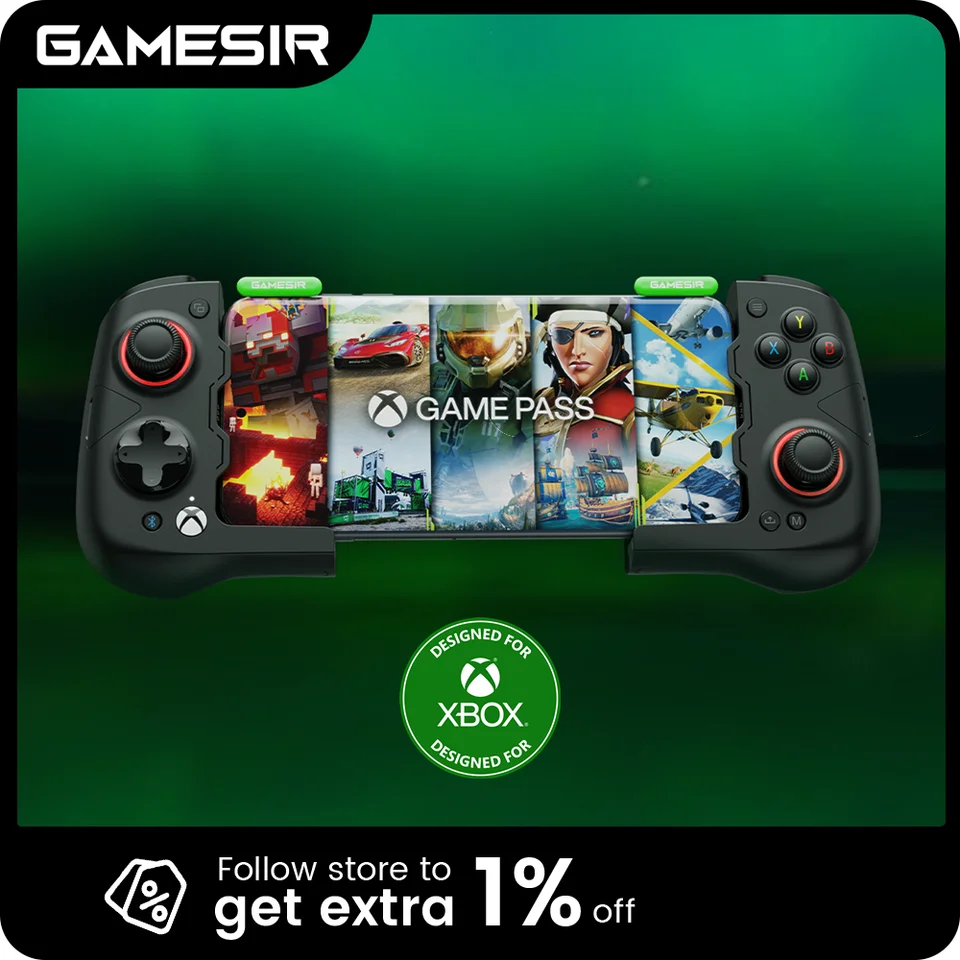 Gamesir X4 Aileron Xbox GamePad Bluetooth Gaming Controllers s halovým efektom pre Xbox Game Pass, Stadi, Xcloud Cloud Gaming