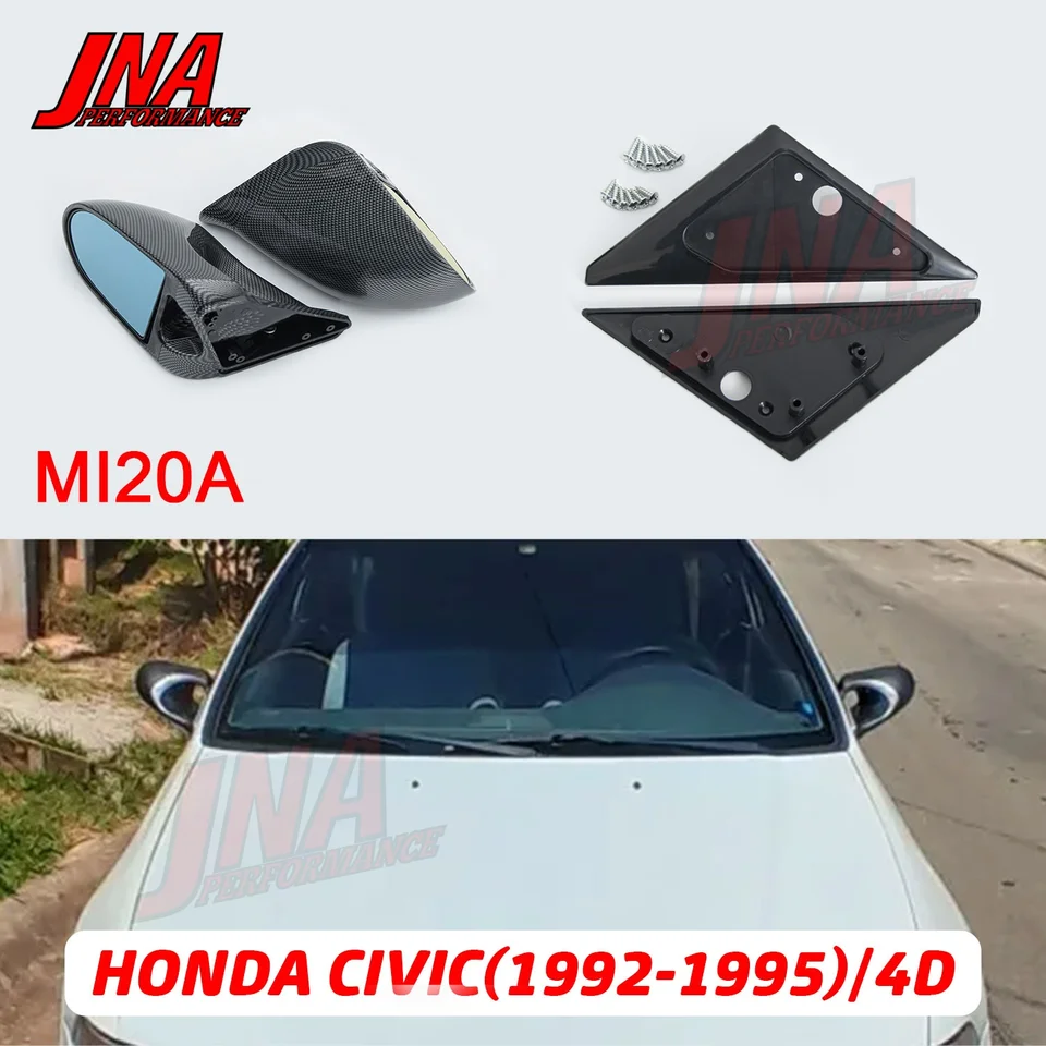 Ganador Zadné zrkadlo pre Honda Civic EG Sedan 4Door JDM Spoon Mirror Sports Carr Mirror PC-MI20C