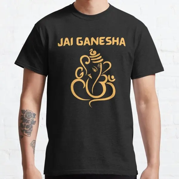 Ganapati Bappa Spirituality Lord Ganesha Elephant God India Ganesh Chaturthi Forever T košeľa 100% bavlnené odevy
