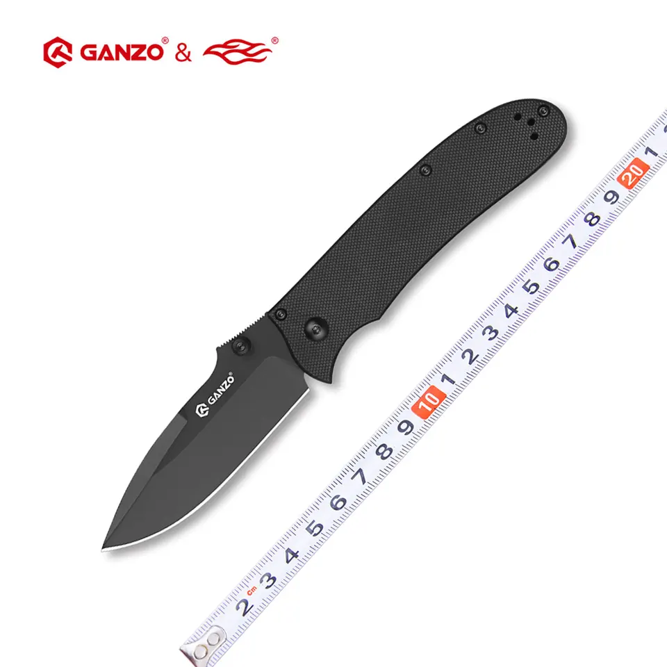 Ganzo G704B 440C Blade G10 rukoväť skladací nôž na prežitie lovecký nôž EDC vreckový nôž vonkajšie kempingové náradie