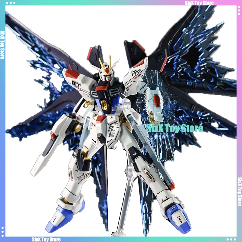 Gaoke HG 1/144 Modelová súprava ZGMF-X20A Strike Freedom s krídlami zberu Light Collection Action Action Figures Robot Plastic Model Hray