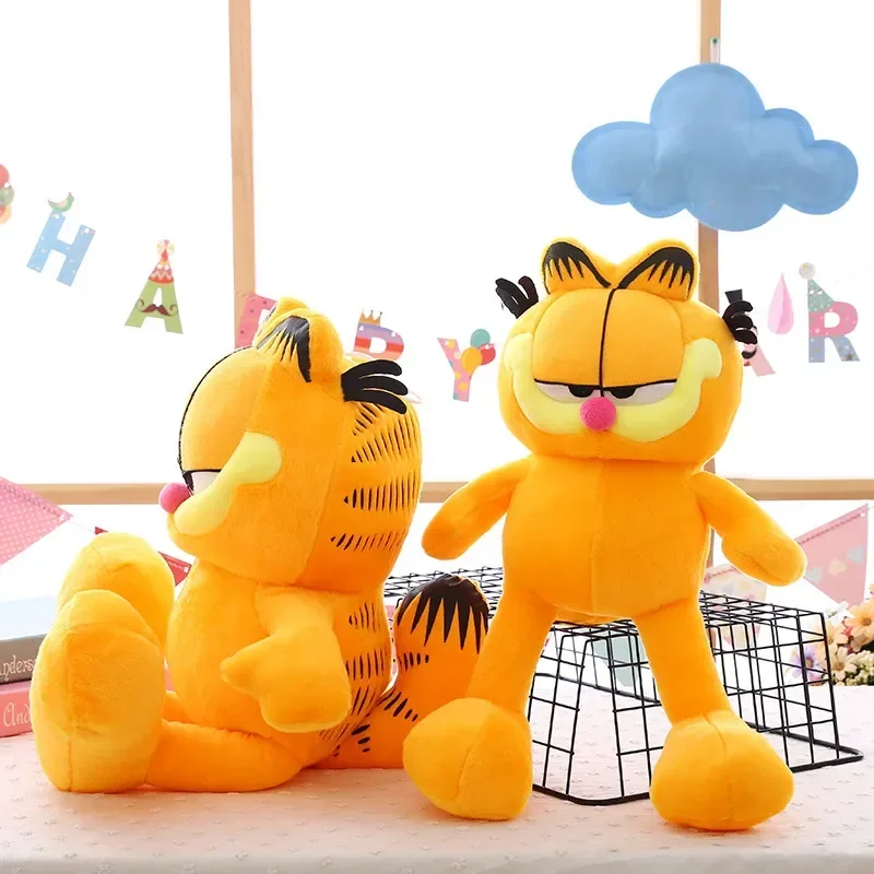 Garfield Cute Fat Cat plnená bábika Kawaii Soft Animal Cat Plush Toy Kawaii Detský sprievodný spánok narodeniny vianočný darček