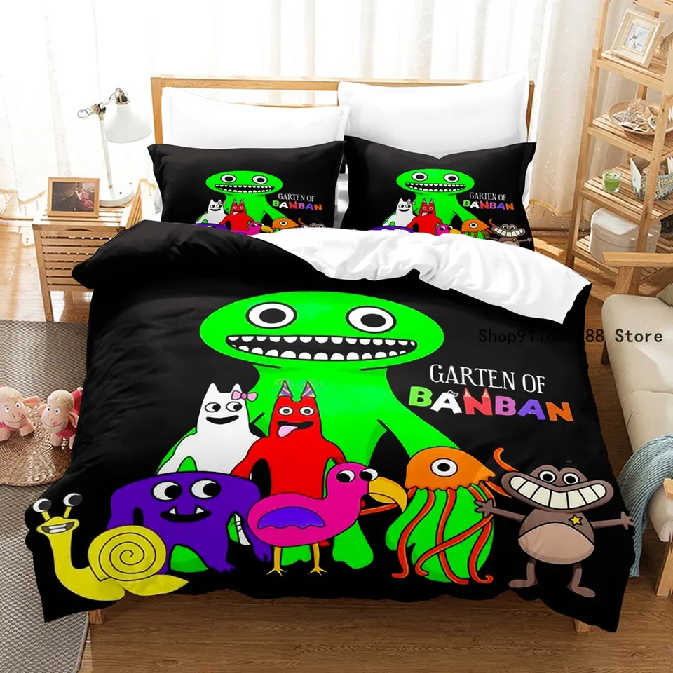Garten z Banban Bedding Set Cartoon posteľ bielizeň darček pre chlapcov pre deti Dievčatá Domáce dekorácie Single Twin v plnej veľkosti Roztomilé obliečky na obliečka