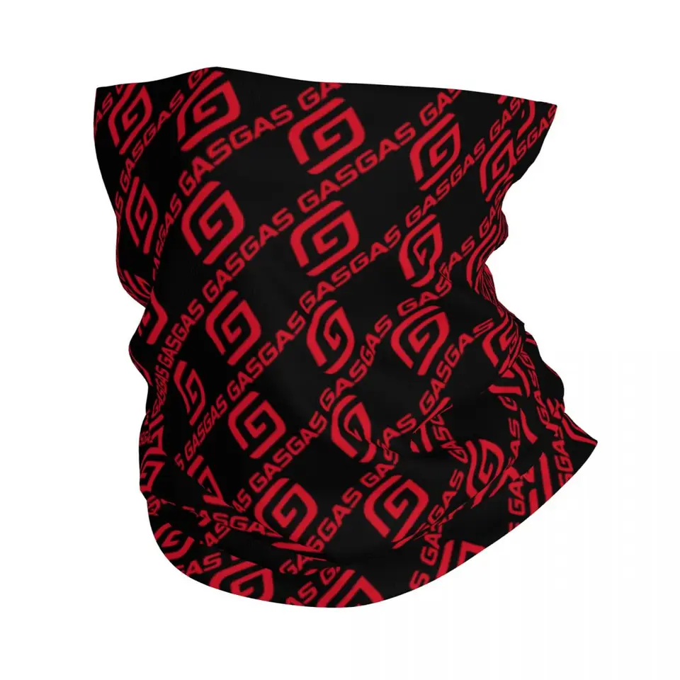 Gasgas logo Zimná čelenka krk teplejšie Ženy Men lyžiarska cyklistická trubica šál motocykla horský bicykel tvárou bandana gaiter