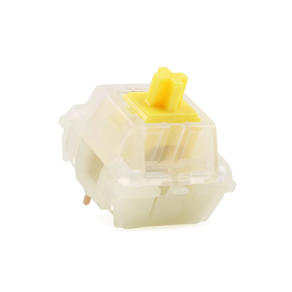 Gateron Cap Milky Yellow V2 Switch Lineárny 50G Mechanická klávesnica Presná max