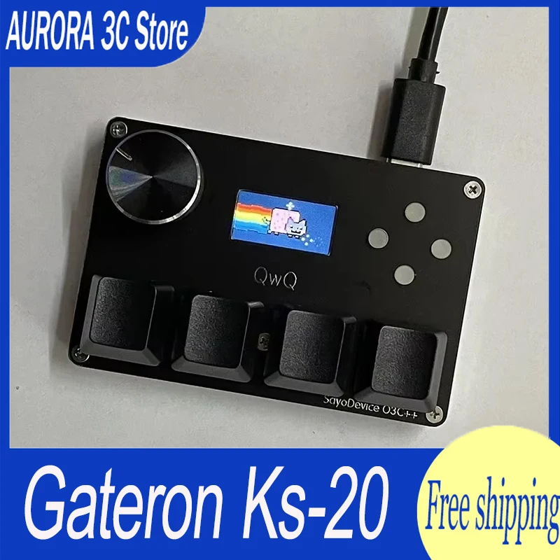 Gateron KS-20 Numerická klávesnica Spúšťacie spúšťacie spínacie spínače Sayo Zariadenie OSU O3C Rýchla klávesnica s gombíkovou obrazovkou Copy Paste Prispôsobená