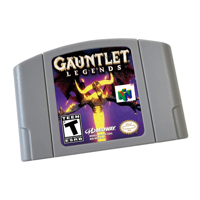 Gauntlet Legends 64 Bit Video Game Cabtridge pre nás a Game Console EÚ verzia