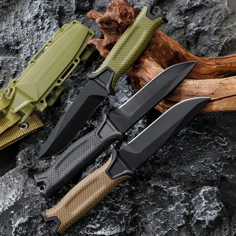 GB1500 1500 Strongarm Fixte Blade Nôž 440C Blade Non-Slip FRN FRN Handle Outdoor EDC taktické prežitie bojové poľovné kempingové náradie