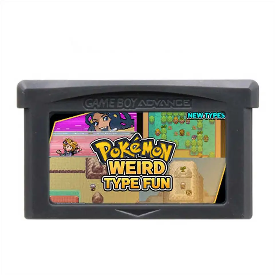 GBA Pokemon Weird Type Fun Game Card