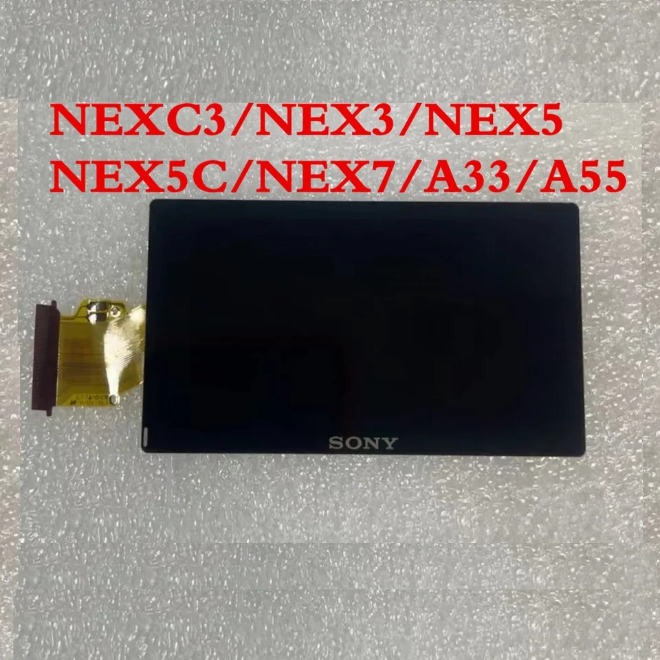 GCELL-NEW Original LCD Display Display Screen Diely pre Sony NEXC3 NEX3 NEX5 NEX5C NEX7 A33 A55 s podsvietením 1ks
