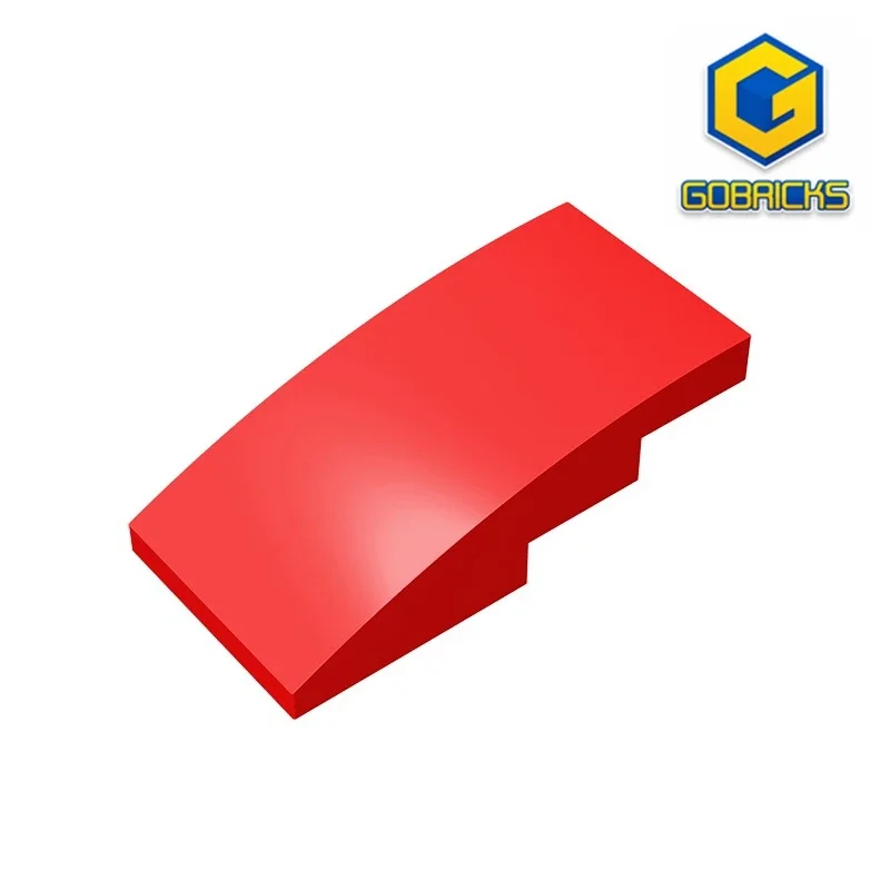GDS-660 svah, zakrivený 4 x 2 kompatibilný s Lego 93606 kusov detských DIY vzdelávacích budov