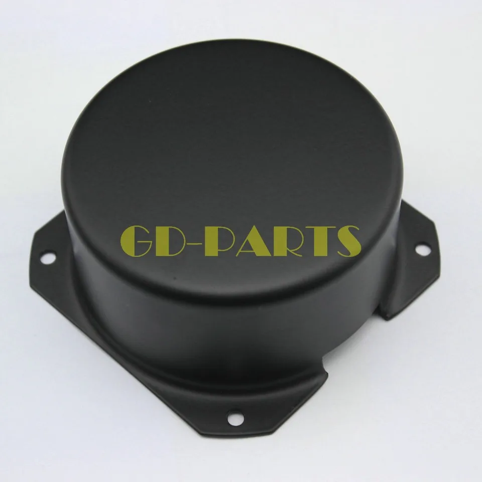 GDTC0038 80*40 mm okrúhly čierny kryt Iron Transformátor Triode Chráni puzdro pre HIFI Audio Vintage Tub Vysosilňovač DIY