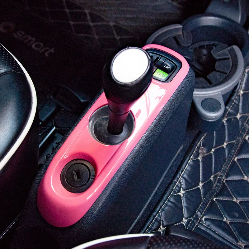 Gear Shift Panel Decoration Shell Ochranné kryty automobilových nálepiek pre Mercedes Smart 451 Fortwo Brabus Interiér Modify