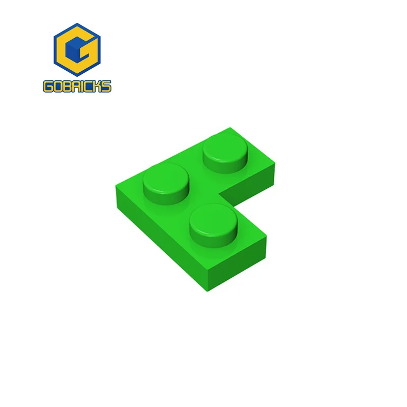 Gebricks 10ks stavebné bloky Set Príspevok 2 x 2 roh 2420 Element Brick Parts Enlighten Creative Children Hračky