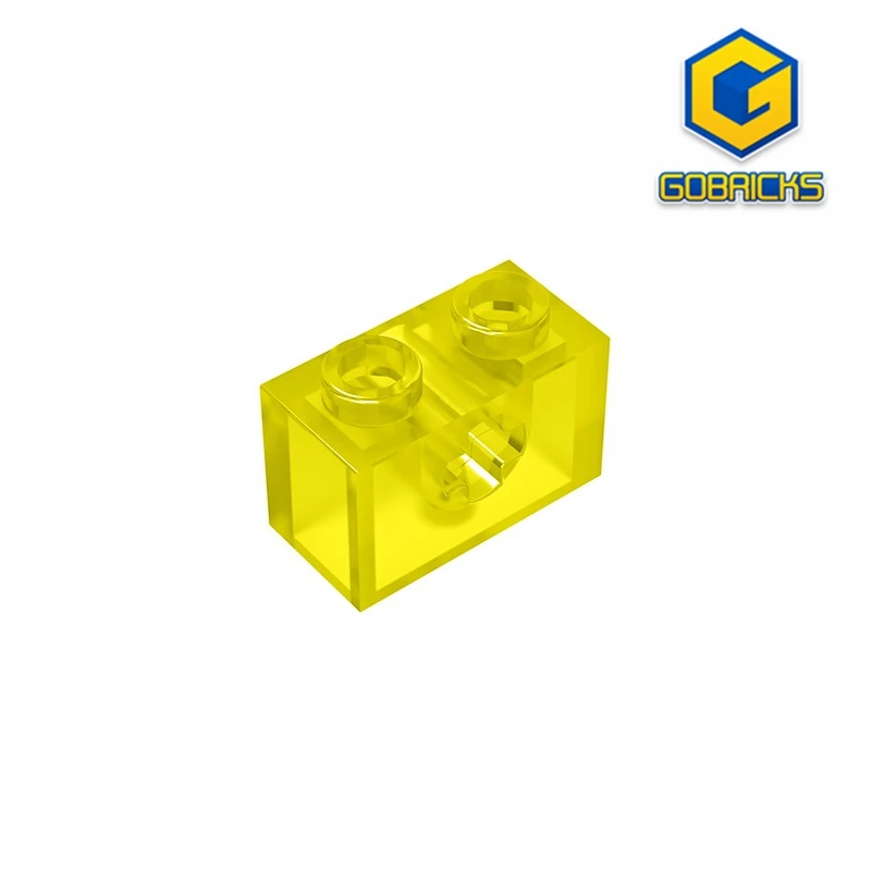 Gebricks GDS-633 Brick 1x2 s krížovým otvorom kompatibilný s LEGO 32064 31493 Detské DIY Vzdelávacie stavebné bloky Technické