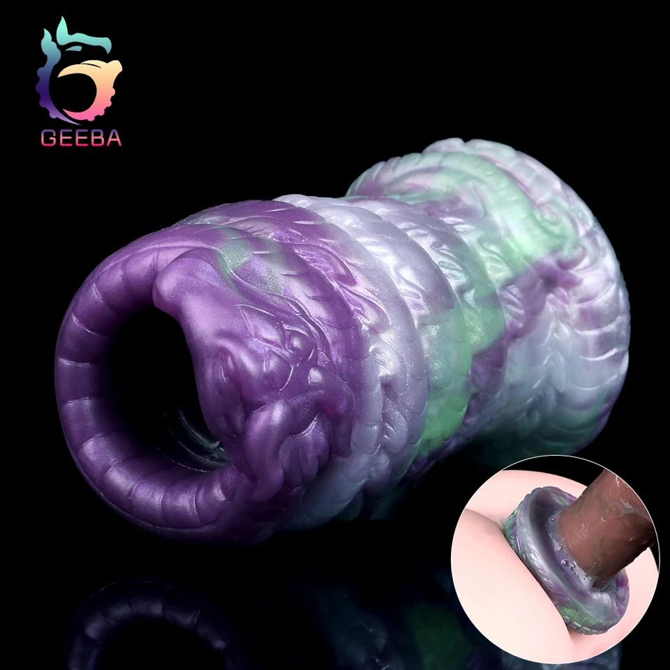 Geeba muž Stroker Otvorené široké zadky Silikón dutina Training Anal Plug zadok tunel Speculum Anal Sex Hračky pre ženy