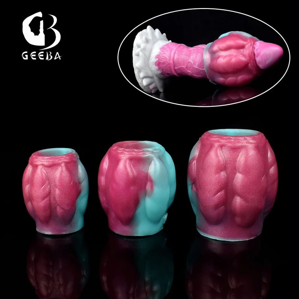Geeba veľký uzol pre dildo mužské penis zväčšenie odnímateľná pohlavná hračka pre mužov Dick Ruckve Anal vaginálny stimulátor erotické produkty