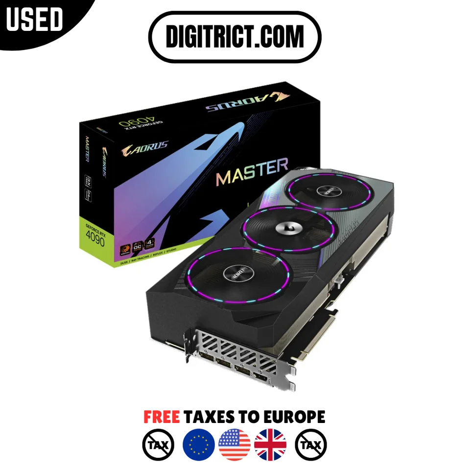 GEFO-RCE RTX 4090 MAST-ER 24GB GDRR6X, Boost Clock 2595 MHz, HDMI/DP NVLink Tri-Frozr 3 ADA Lovelace Architecture