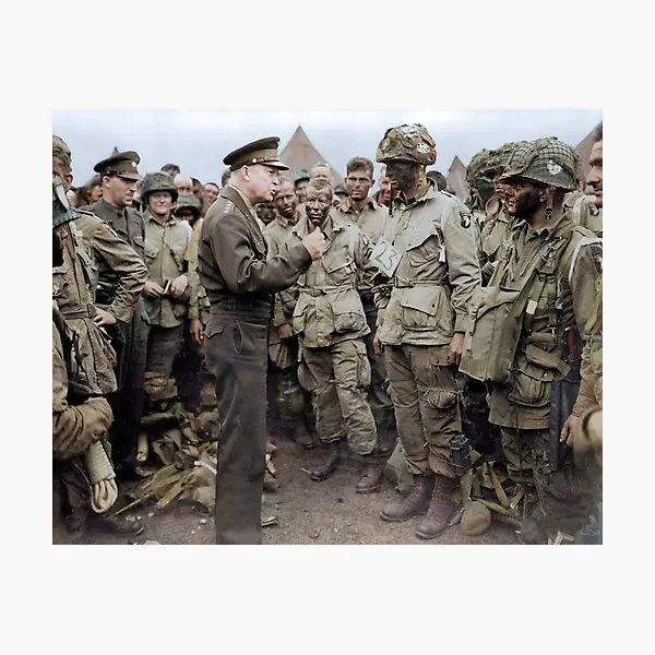General Dwight D eisenhower adresuje plagát Sitcker pre umelecké batožinové dekorácie dekorácie nástennej karikatúry domovská izba nárazník