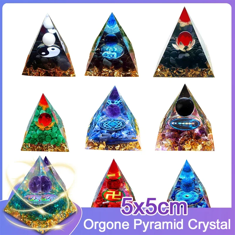 Generátor Ametyst Crystalenergy Generátor prírodného kameňa Orgone Pyramída pre ochranu E-energe