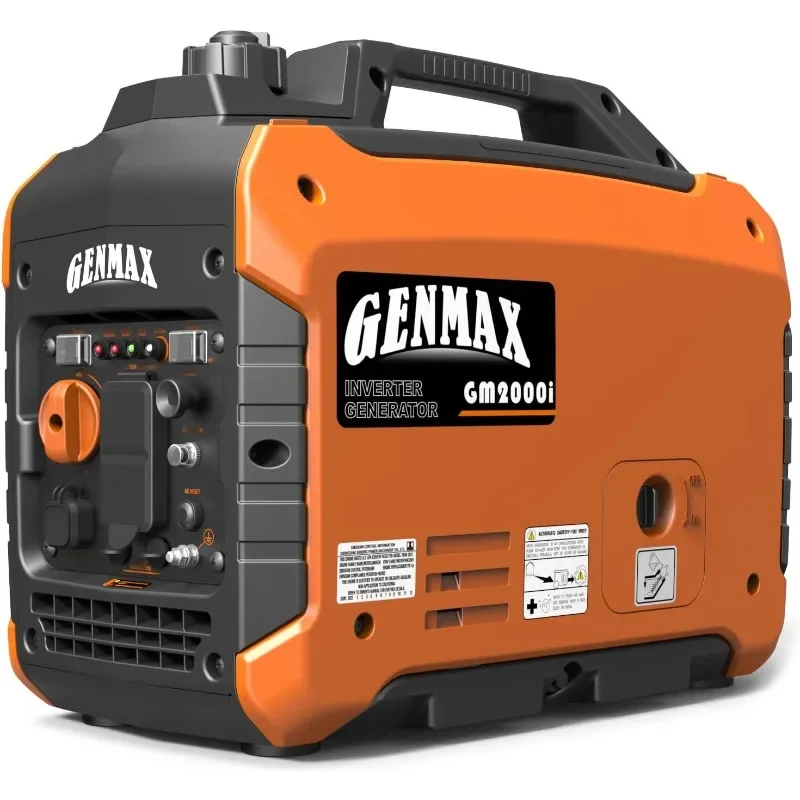 Generátor invertora Genmax Quiet Power Generator ， Plynový poháňaný, kompatibilný s EPA, funkcia Eco-režim （GM1200I）
