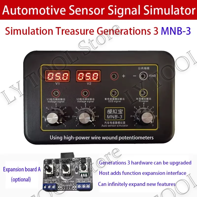 Generátor signálu vozidla Voltmeter Voltmeter MNB-3 Tester ECU Tester Automatický senzorový simulátor Signálneho simulátora nástroja na opravu