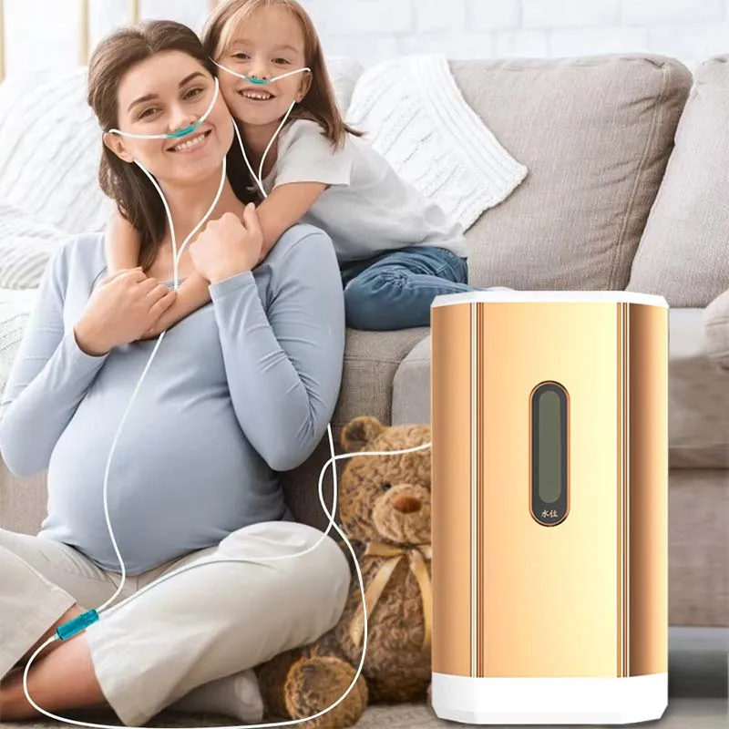 Generátor vodíkovej vody prenosný inhalačný stroj vodíka pre wellness 99,99% čistota s nízkym hlukom SPE/PEM 150 ml/min