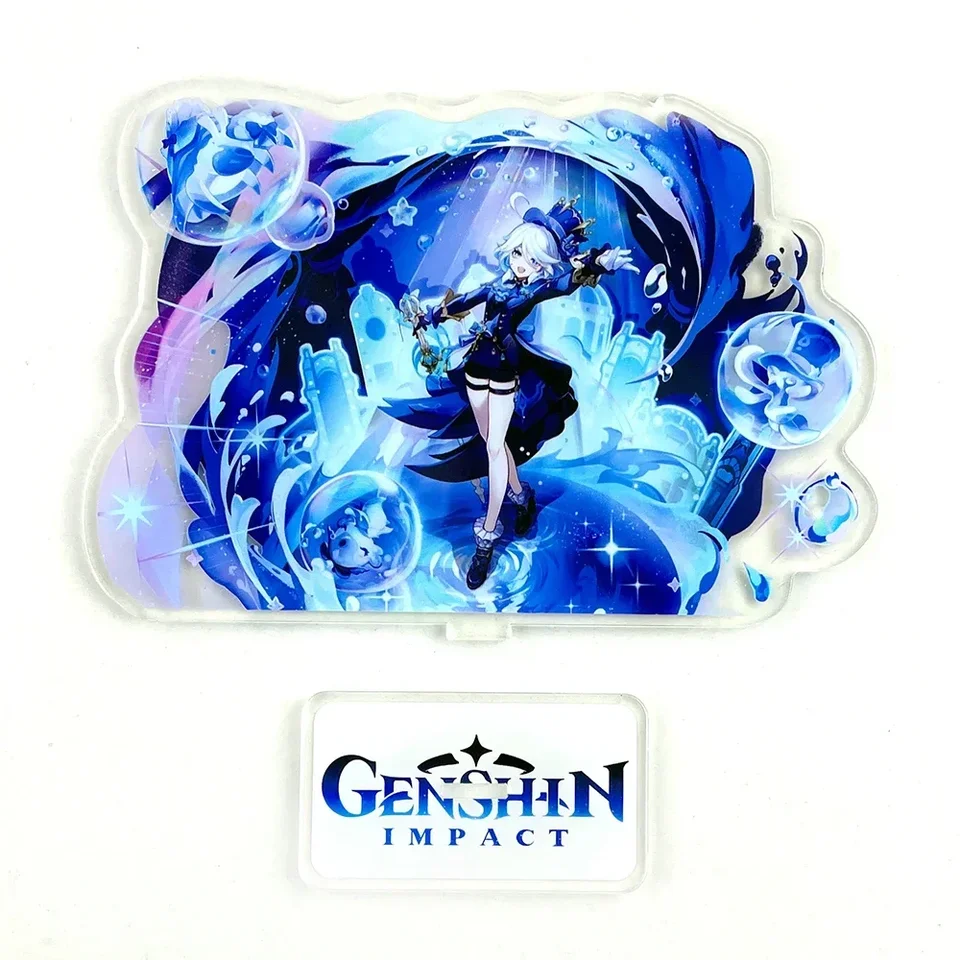 Genshin Impact Fontaine Postavy furina akrylové stanistické figúrky stolové dekorácie tortu tortu tortu