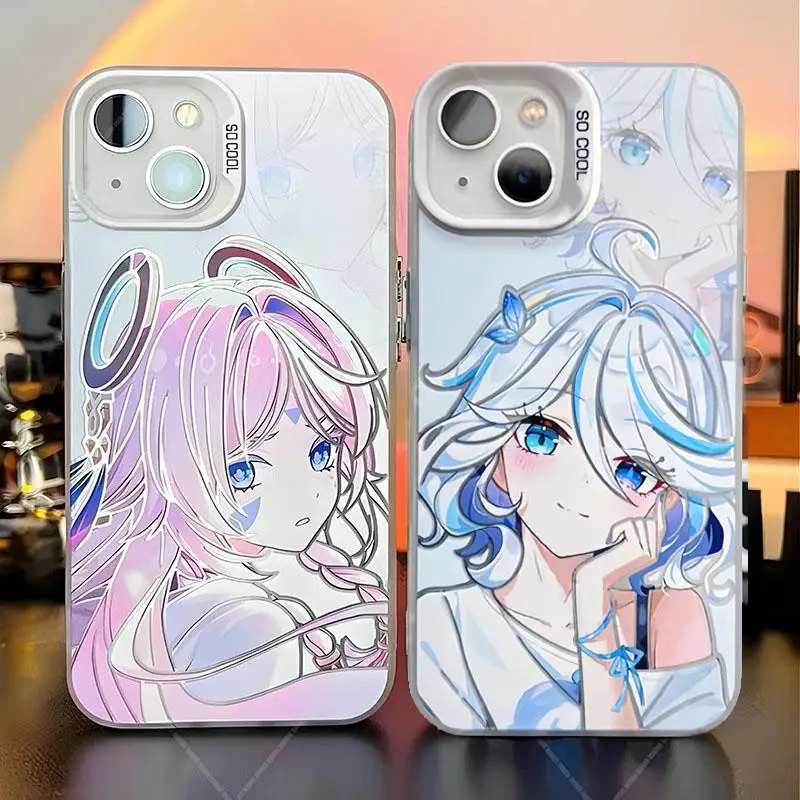 Genshin Impact Furina Citlali Girl Case pre Xiaomi Redmi Note 14 13 12 11 10 Pro Plus 14c 13c 12 9c A3 Cover Tvrdý nárazový odolný náraz