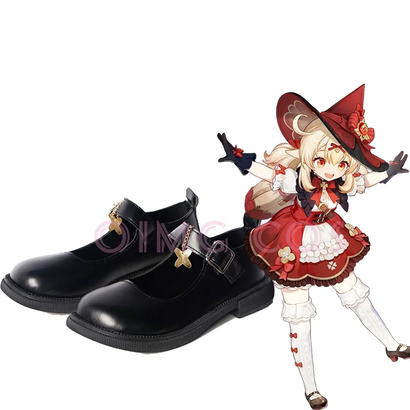 Genshin Impact klee cosplay topánky anime čínsky štýl halloween for mužov herné role hrania rekvizity