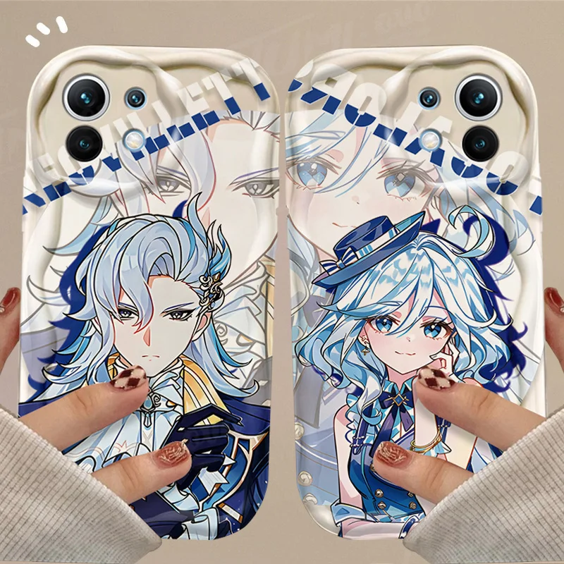 Genshin Impact Neuvillette Case pre Xiaomi Mi 13T Pro 12T 11 Lite 5G NE 11i 12 13 10T 10i POCO X3 PRO NFC X4 GT X6 X5 F3 F4 F5