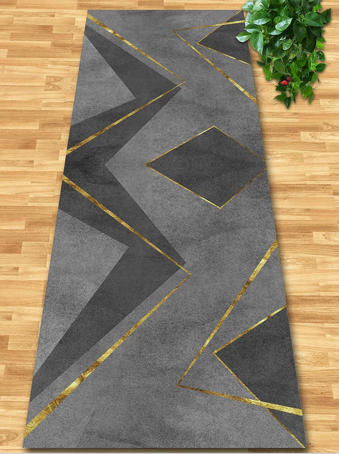 Geometria Abstrakt dlhá koridor koberec nekĺzavá umývateľná halová bežec koberce schodisko koberec moderný štýl uličky koberce prispôsobiteľné