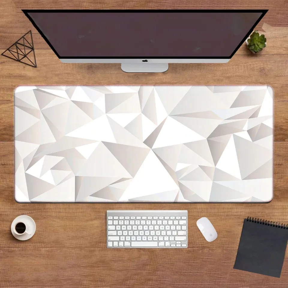 Geometrické herné podložky myši pre počítač 90x40 cm xxl mous emat mat anti-sklip gumová veľká stolová klávesnica