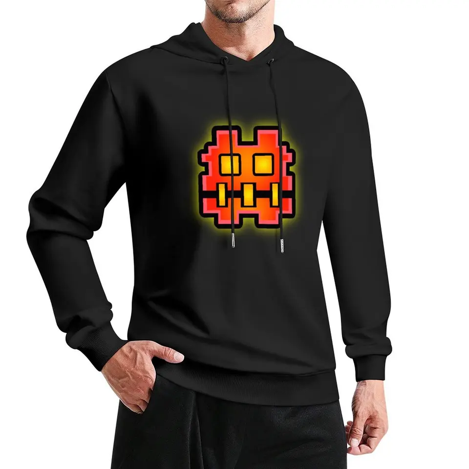 Geometry Dash Pullover Hoodie Pánske oblečenie Kórejské jesenné odevy Jeseň Nové produkty japonský štýl kapucňa nadmerne veľtrh