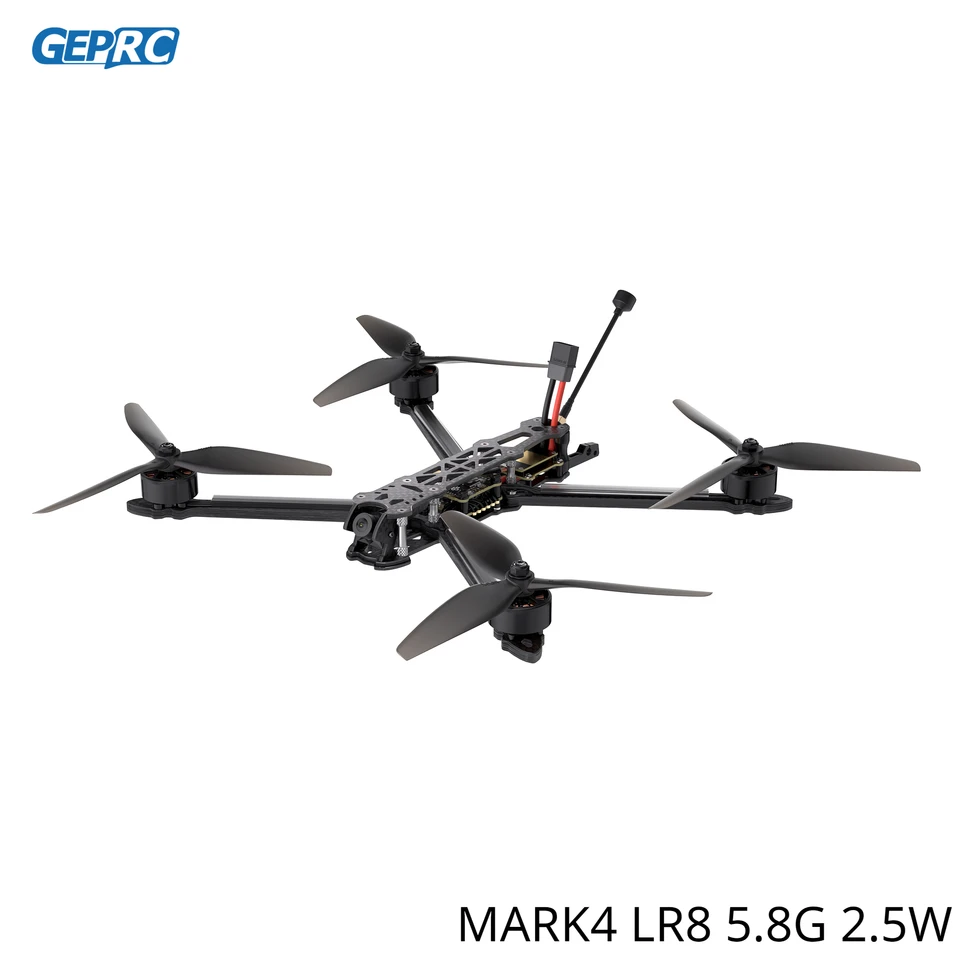 GEPRC Mark4 LR8 5.8G 2,5W FPV EM2810 KV1280 8Inch GEP-BLS60A-4IN1 ESC F405 RC QUADCOPTER Longrange Freestyle Dron RC lietadla RC