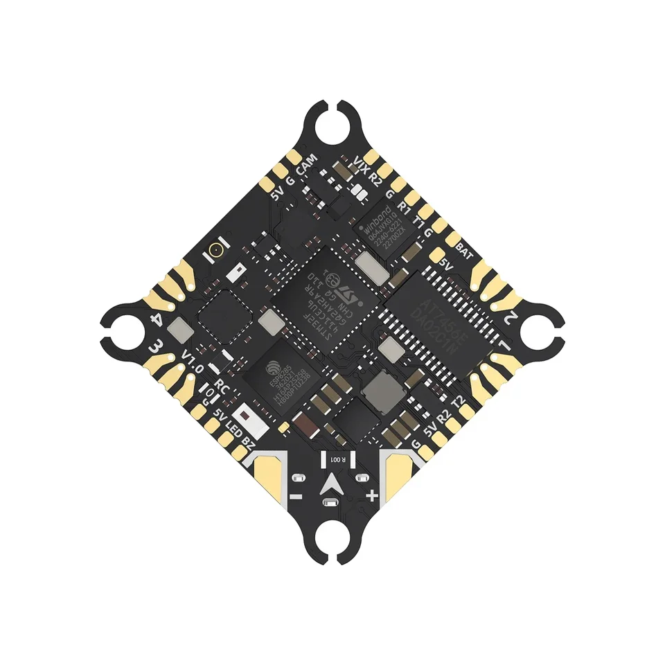 Geprc Taker F411-12A-E 1-2S AIO BMI270 F411 Flight Controller 4in1 12A ESC ESC 2.4G 3,0 RX 25,5x25,5 mm pre DarkStar20 CineWhoop