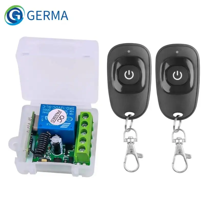 Germa 433MHz Universal Wireless Demode Control prepínač DC 12V 1CH Modul reléového prijímača RF EV1527 Vysielateľ učenia sa kódu