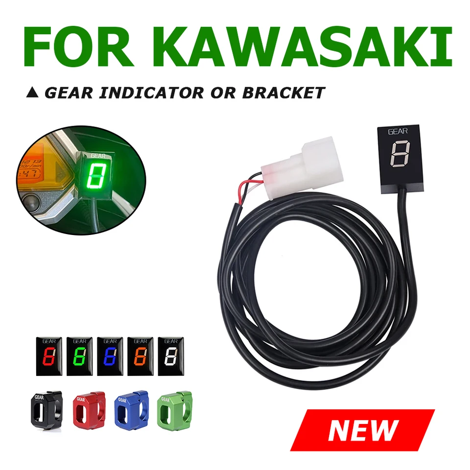 Geter Zobrazenie rýchlosti prevodového stupňa pre kawasaki ZX-6RR ZX-6R Z750 Z1000 ER-6N ER-6F VERSYS 650 Vulcan 900 Motocykel ACC
