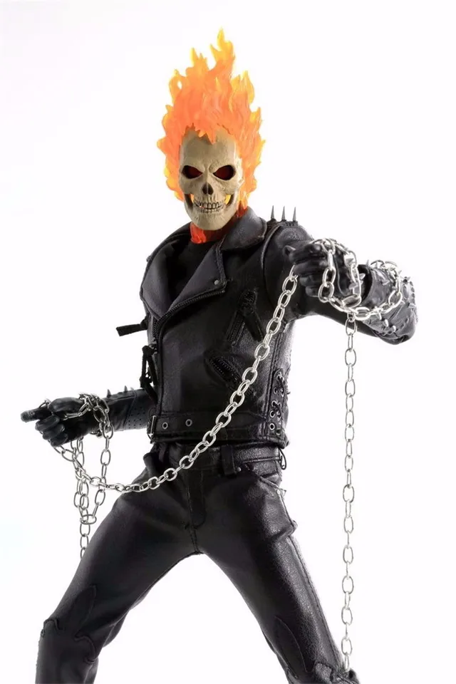 Ghost the Rider 23cm BJD FICE MODEL Hračky s pvc tkaninou