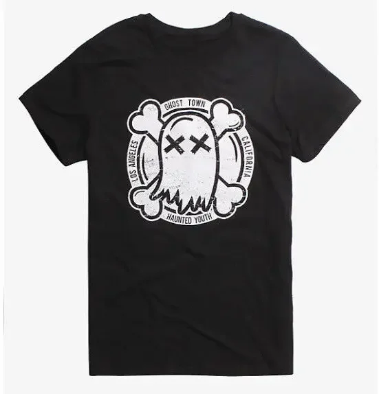 Ghost Town Haunted Youth Band Tees Cotton Luxury Brand vintage nadrozmerná