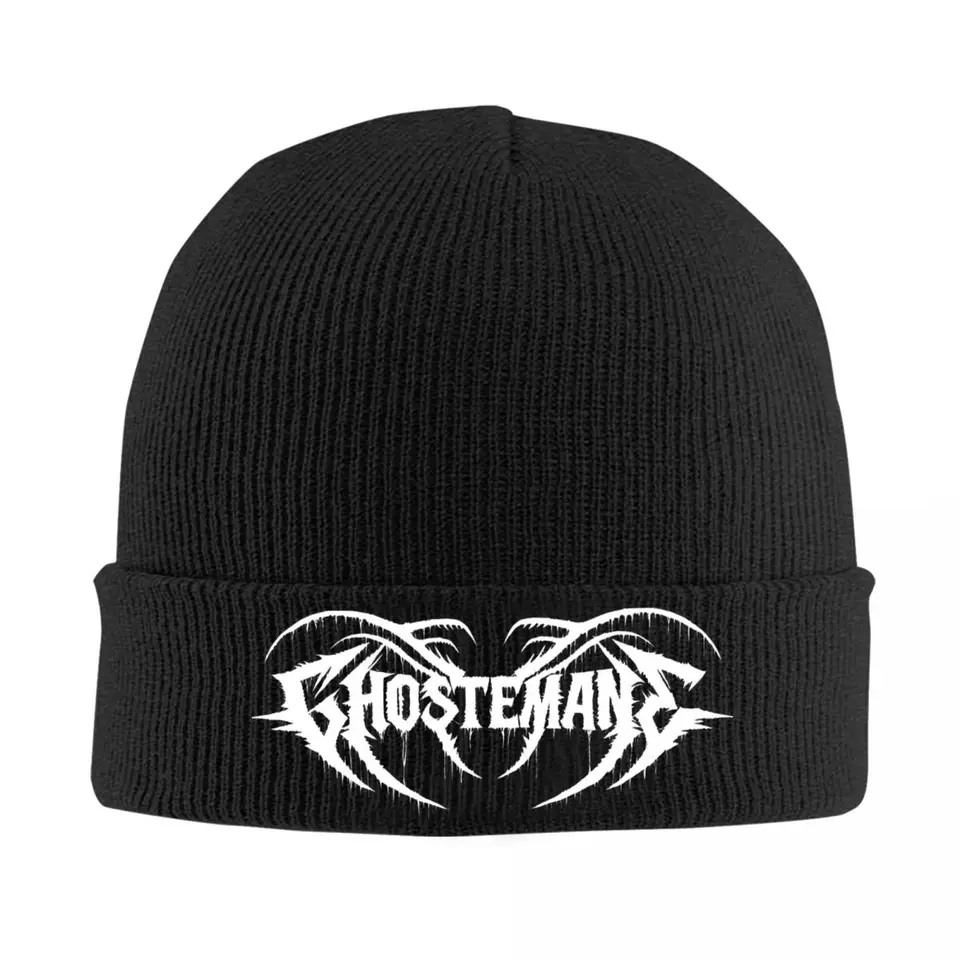 Ghosttemane Logo Beanie Hats Bonnet Hats Men Ženy Cool Kpop lebky čiapky jesenné