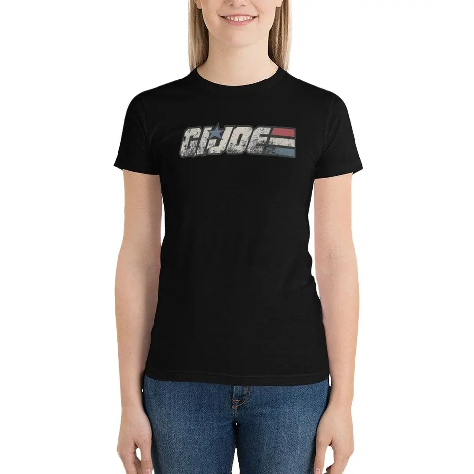 Gi joe tričko vintage oblečenie hippie oblečenie estetické oblečenie vrcholy dámske topy